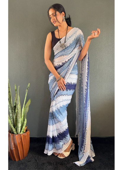 1 Minute Ready to wear Women's Saree