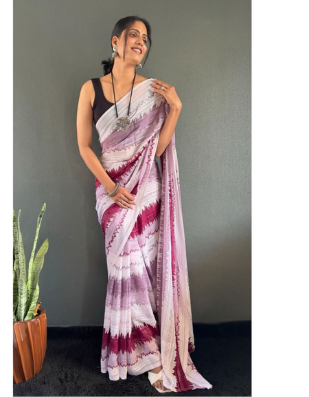 1 Minute Ready to wear Women's Saree