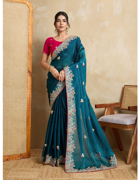 Wedding Soft Chiffon Silk Women’s Saree Blouse mahezon