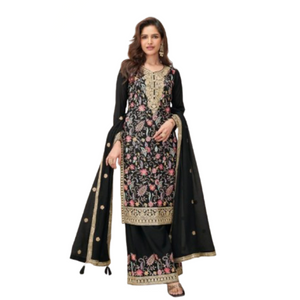 Festive Premium Women’s Top Palazzo Dupatta Set mahezon
