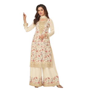 Festive Premium Women’s Top Palazzo Dupatta Set mahezon