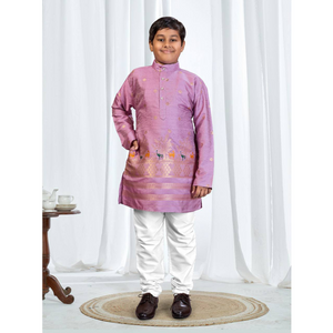Festive Traditional Kids Boy Indian Kurta Pajama Set mahezon