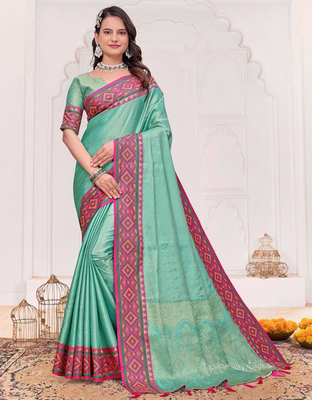 Ethnic Couple Wear Indian Men Kurta Pajama Koti and Women Saree Outfits Set mahezon