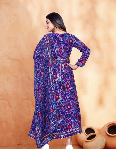 Indian Navratri Garba Women Kurta Dupatta mahezon
