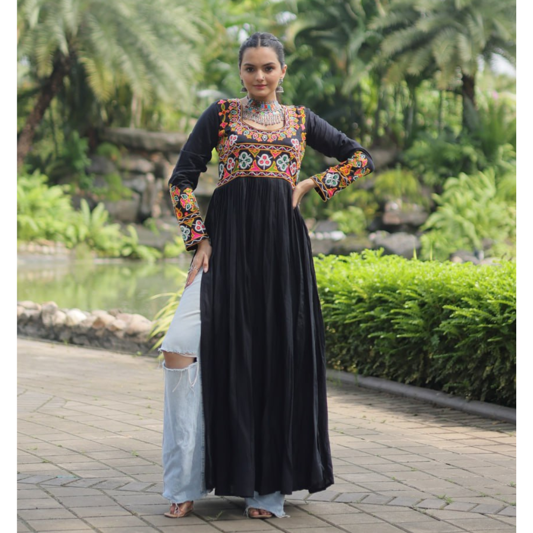 Navratri Garba Stylish Women Girls Kurti – mahezon