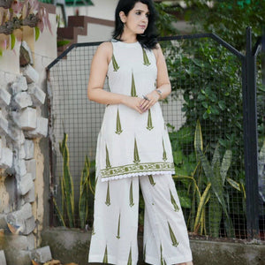 Premium Linen Cotton Designer Women Co-Ord Set mahezon