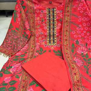 Premium Muslin Women Kurti Pant Dupatta Suit mahezon