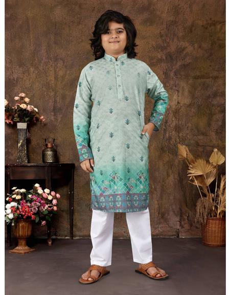 Kids Boys Traditional Designer Kurta Pajama mahezon