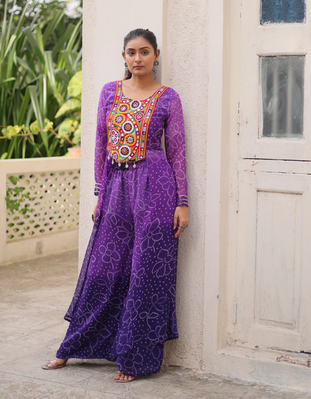 Navratri Garba Fancy Women Top Bottom mahezon