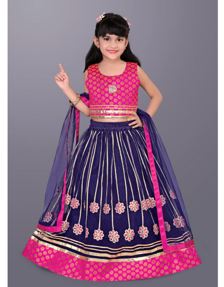 Designer Party wear Kids Girls Lehenga Choli - mahezon
