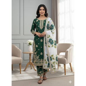 Wedding Wear Women Top Palazzo Dupatta Suit Dress Royal Export