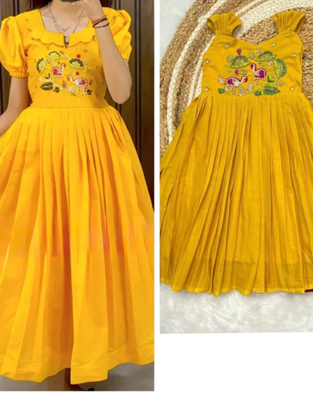 Mother and Daughter Twinning Party wear Gown Dress mahezon