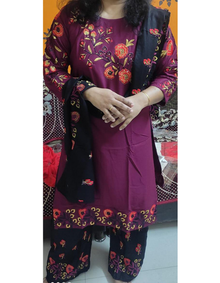 Beautiful Festival wear Women Kurti Pant with Dupatta set mahezon