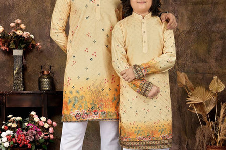 The Ultimate Twinning Guide: Father and Son Matching Kurtas for the Festive Season