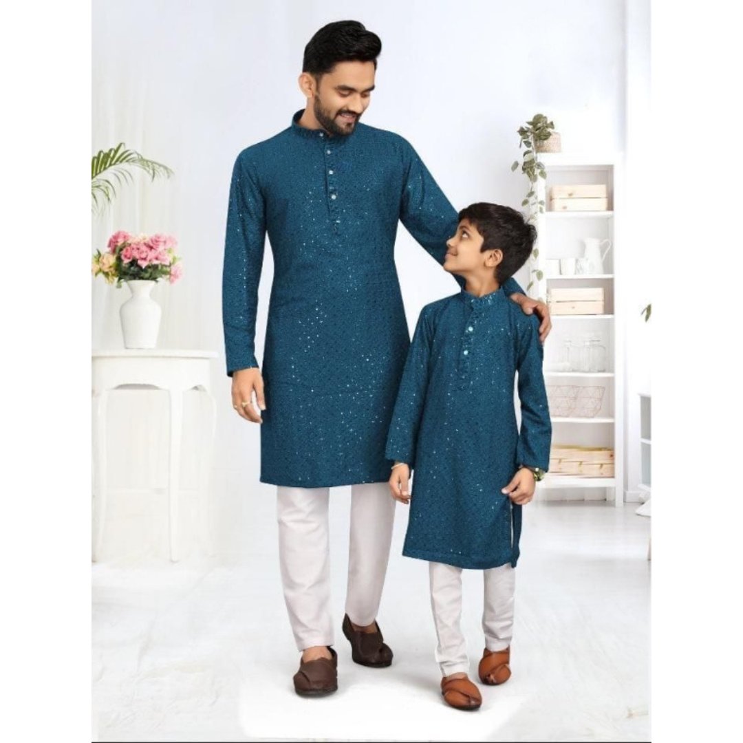 Father son kurta pajama sale