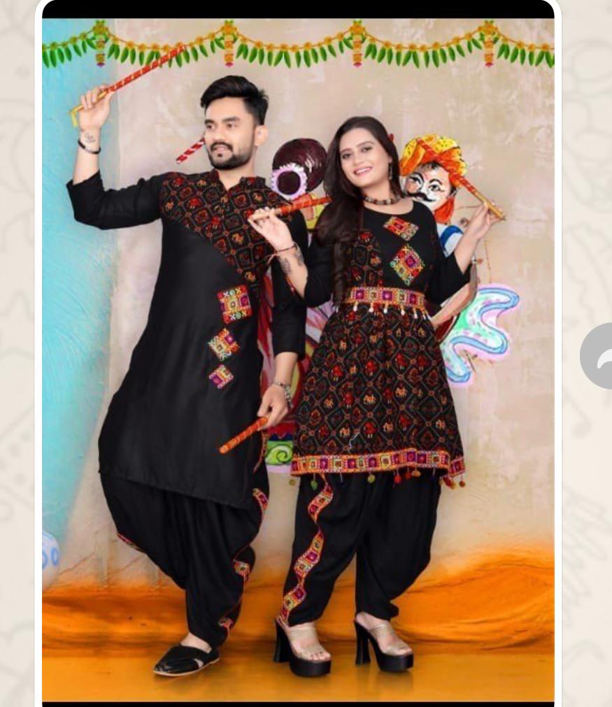 Navratri Couple Wear Dress