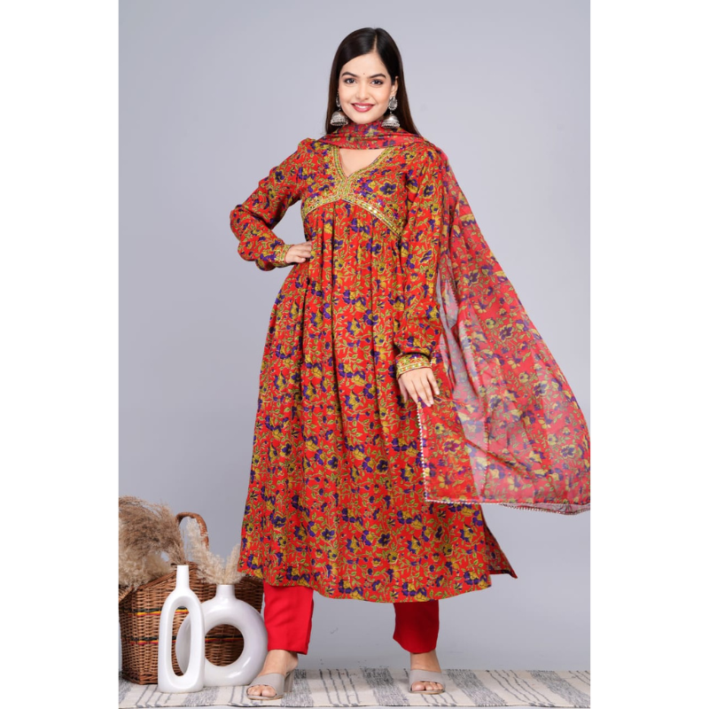 Alia Cut Women's Kurta Suit Dresses Online in India – mahezon