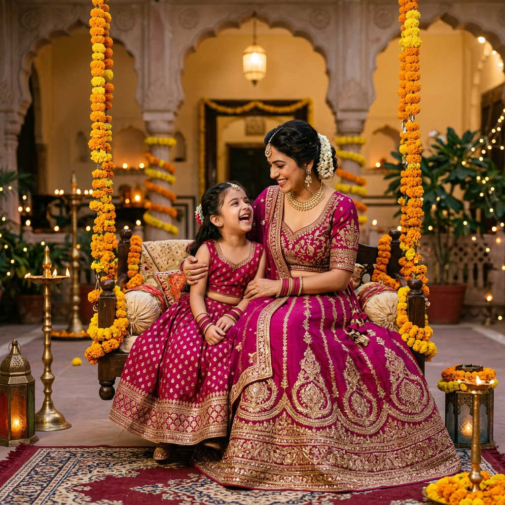 Mother Daughter Festive Diwali Collection 2026