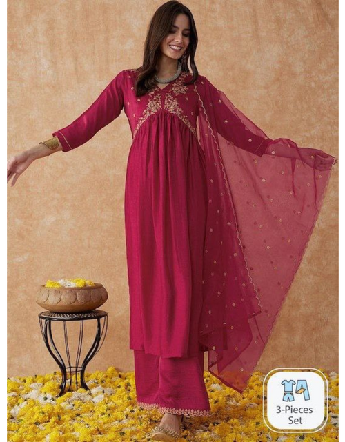 Load image into Gallery viewer, Beautiful Party Wear 3 Piece Women Kurta Suit mahezon
