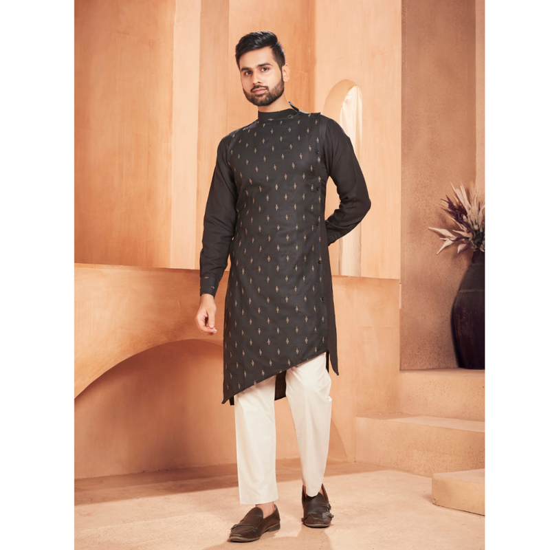 Men's Traditional Pure Cotton Kurta with Pajama set – mahezon