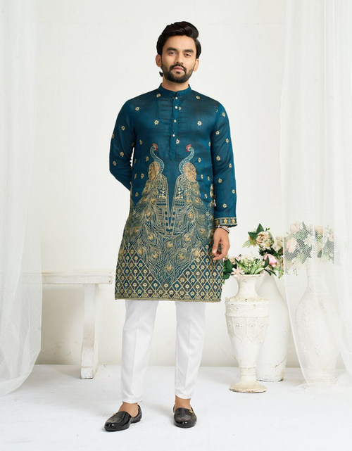 Load image into Gallery viewer, Festive Indian Premium Men Kurta mahezon

