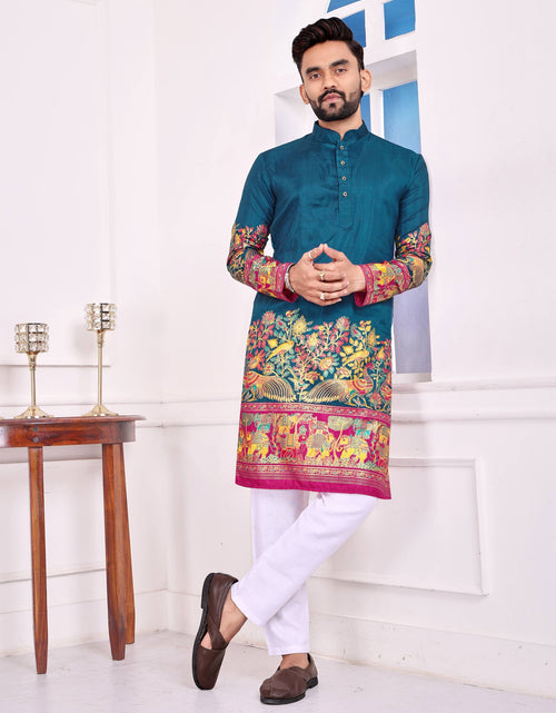 Load image into Gallery viewer, Festive Traditional Couple Wear Same Matching White Men Kurta Pajama Women Lehenga Choli Dupatta Outfit Set mahezon
