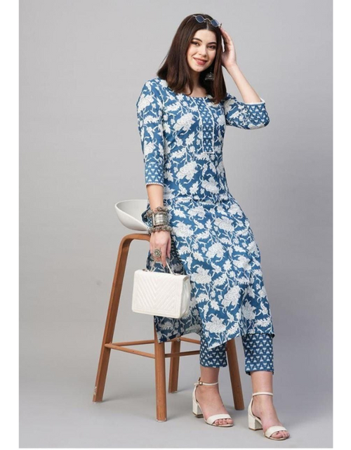 Load image into Gallery viewer, Pure Cotton Kurti set for Women mahezon
