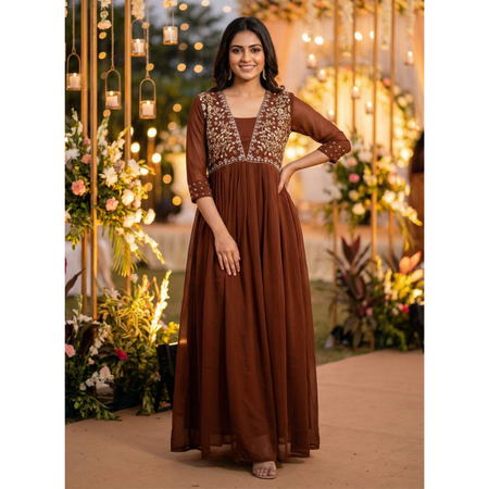 Party Wear Ready to Wear Women Gown mahezon