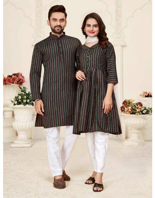 Load image into Gallery viewer, Cotton Couple Wear Outfits Dress mahezon
