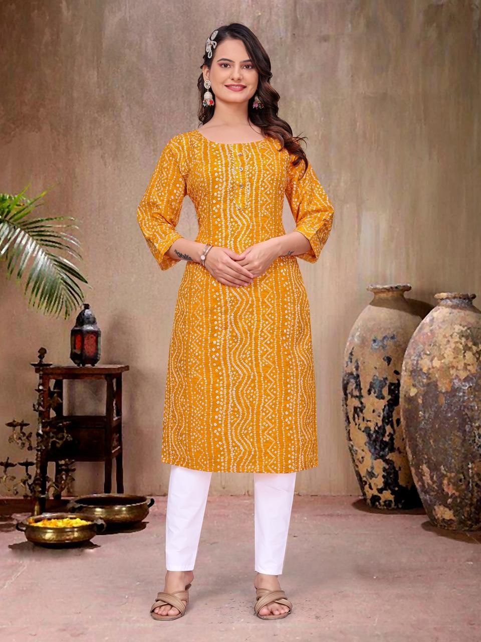 Couple Wear Badhani Print Indian Traditional Same Matching Outfits Set mahezon