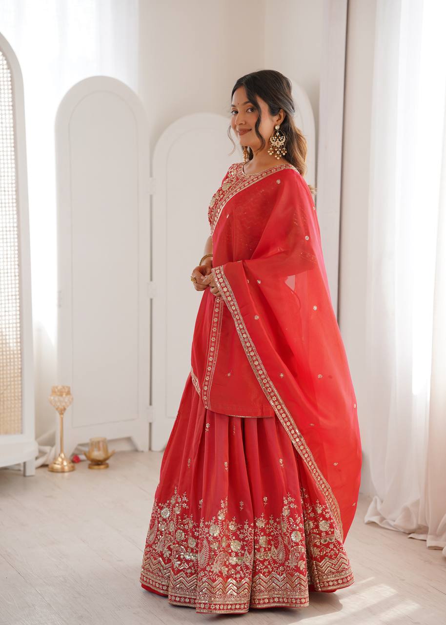 Ethnic Designer Wedding Women Lehenga Choli Dupatta mahezon