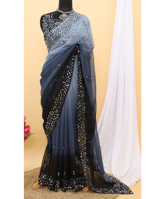 Load image into Gallery viewer, Designer Party wear Women&#39;s Saree
