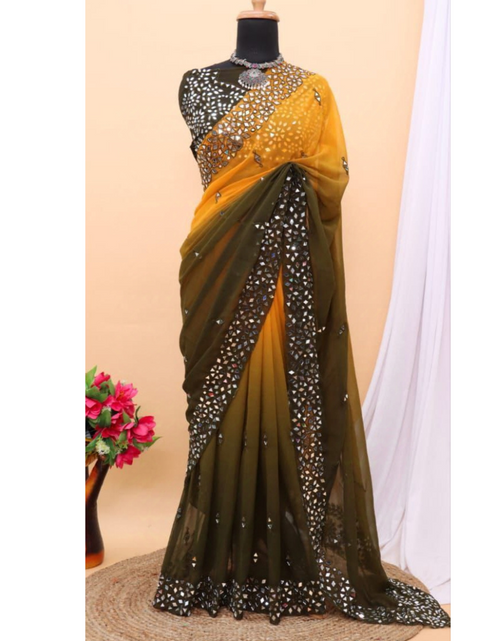 Load image into Gallery viewer, Designer Party wear Women&#39;s Saree

