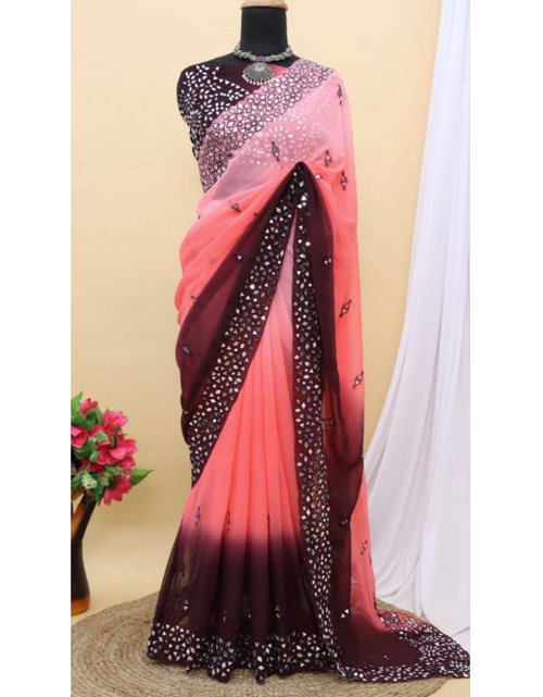 Load image into Gallery viewer, Designer Party wear Women&#39;s Saree
