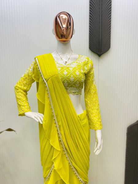 Designer Party wear Women’s Lehenga Saree mahezon