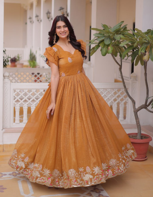 Load image into Gallery viewer, Premium Designer Ready Made Women Gown mahezon
