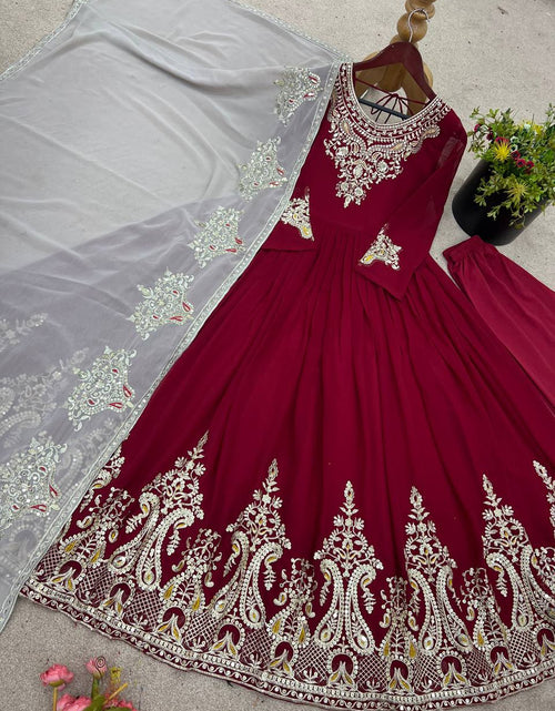 Load image into Gallery viewer, Designer Wedding Party Women’s Gown Dupatta Set mahezon
