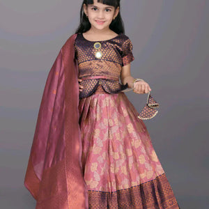 Ethnic Kids Girl Lehenga Choli Dupatta mahezon