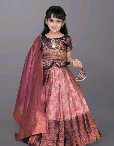 Ethnic Kids Girl Lehenga Choli Dupatta mahezon