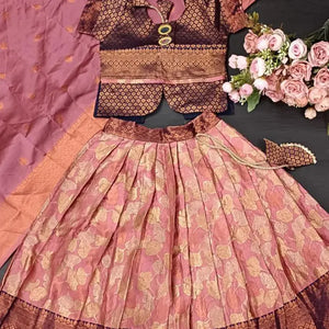 Ethnic Kids Girl Lehenga Choli Dupatta mahezon