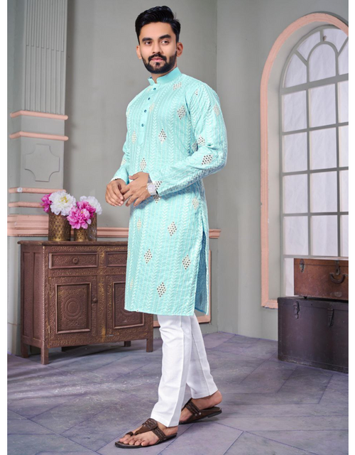 Load image into Gallery viewer, Ethnic Party wear Men&#39;s Kurta Pajama mahezon
