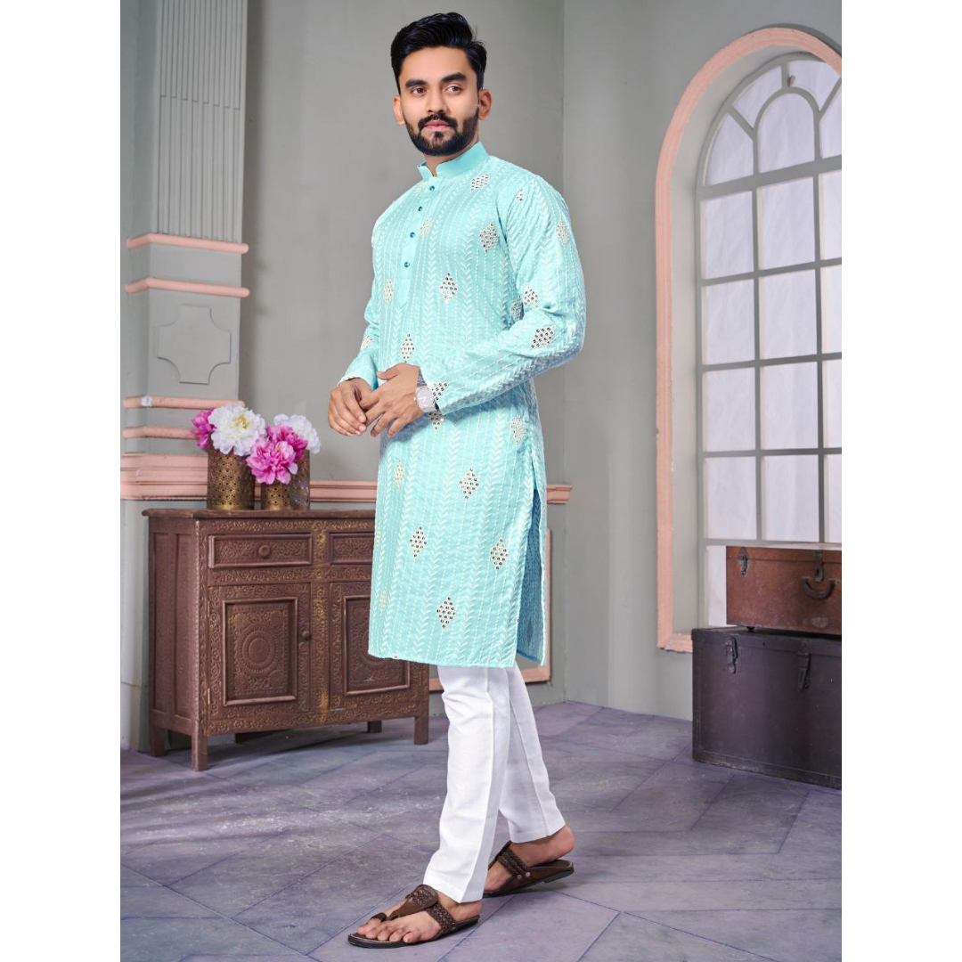 Ethnic Party wear Men's Kurta Pajama mahezon