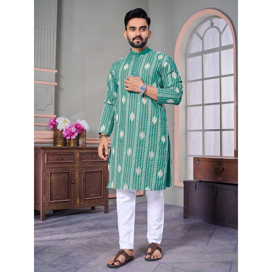 Ethnic Party wear Men's Kurta Pajama mahezon