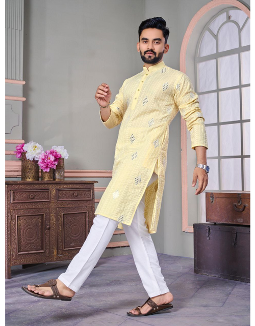 Load image into Gallery viewer, Ethnic Party wear Men&#39;s Kurta Pajama mahezon
