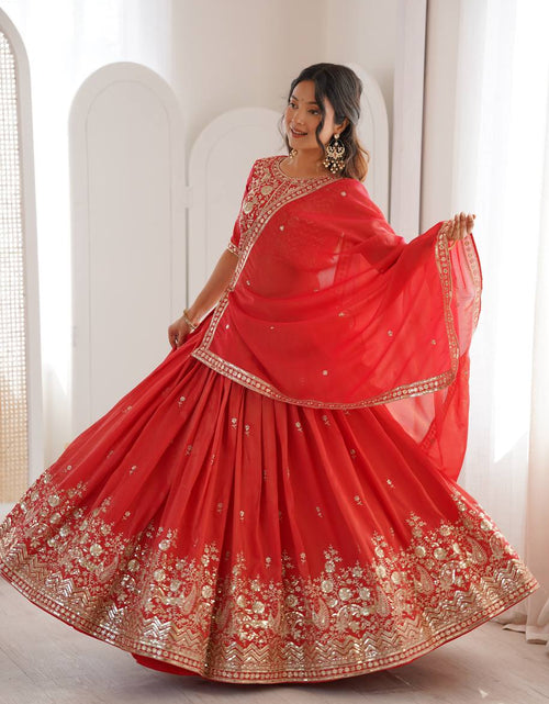 Load image into Gallery viewer, Ethnic Designer Wedding Women Lehenga Choli Dupatta mahezon
