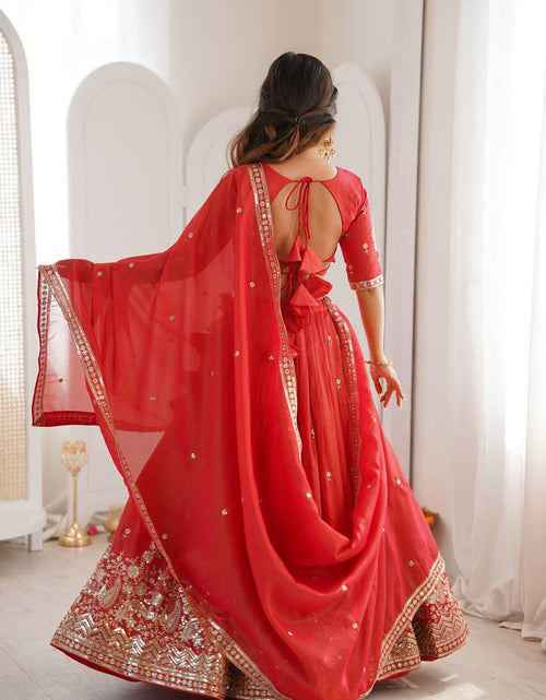Load image into Gallery viewer, Ethnic Designer Wedding Women Lehenga Choli Dupatta mahezon
