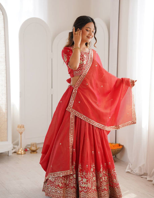 Load image into Gallery viewer, Ethnic Designer Wedding Women Lehenga Choli Dupatta mahezon
