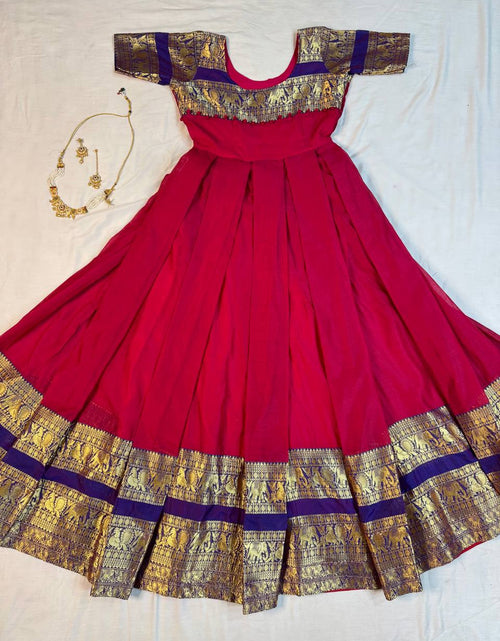 Load image into Gallery viewer, Festive Women’s Gown Dupatta Dress
