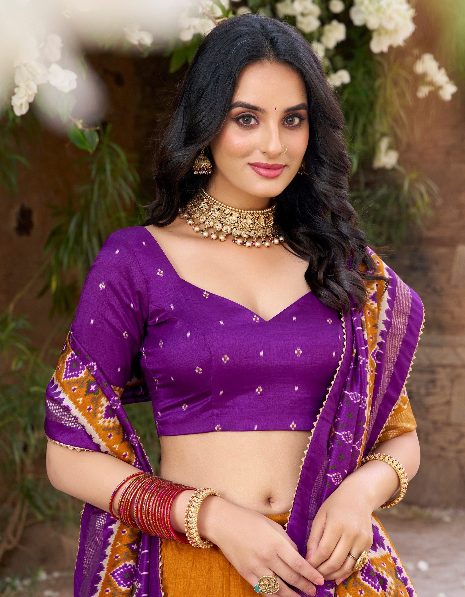 Traditional Indian Women’s Wedding Reception Lehenga Choli mahezon