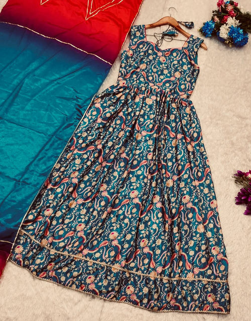 Load image into Gallery viewer, Stylish Designer Party wear Womens Gown Dupatta mahezon
